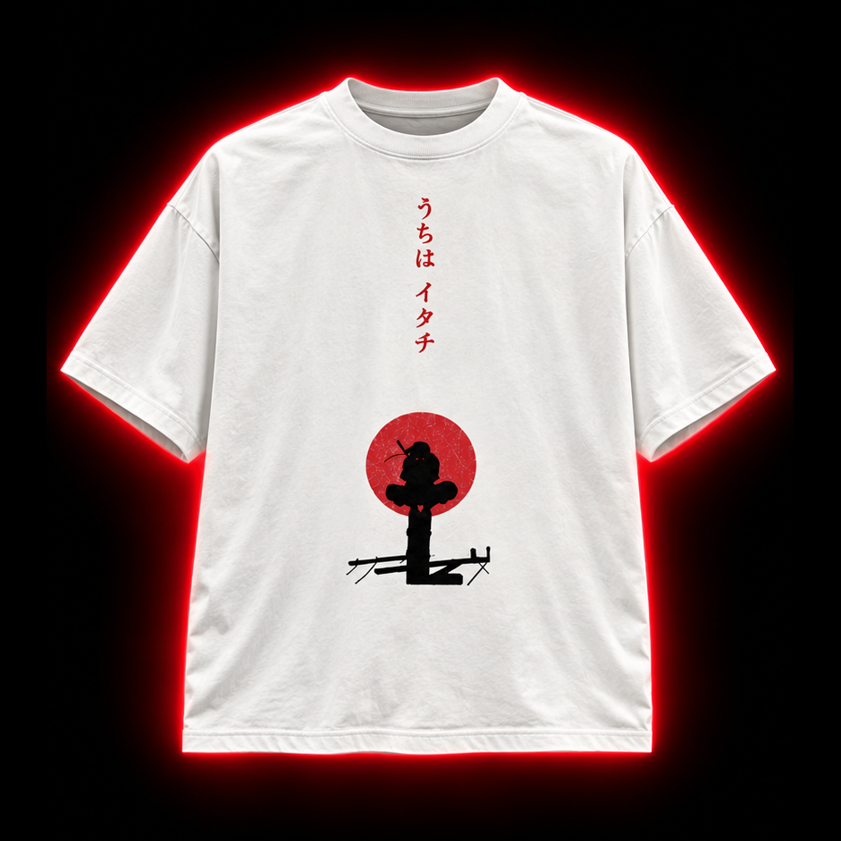 Itachi Bloodmoon Unisex Oversized Shirt
