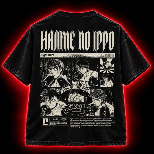 Ippo V2 Unisex Backprint Oversized Shirt