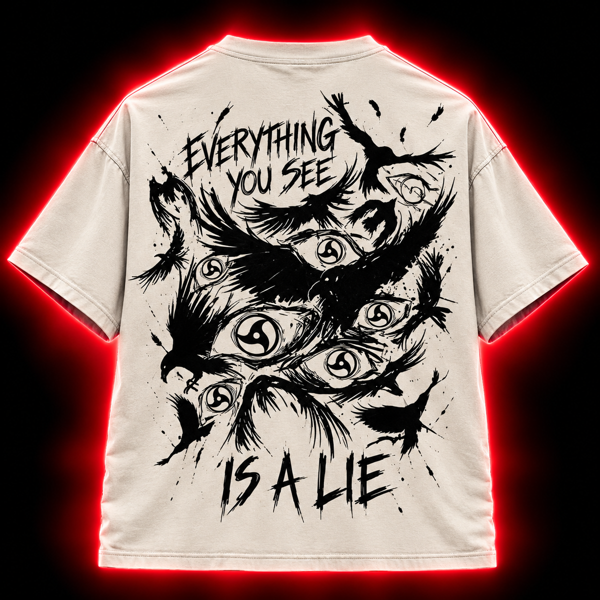 Itachi Unisex Backprint Oversized Shirt
