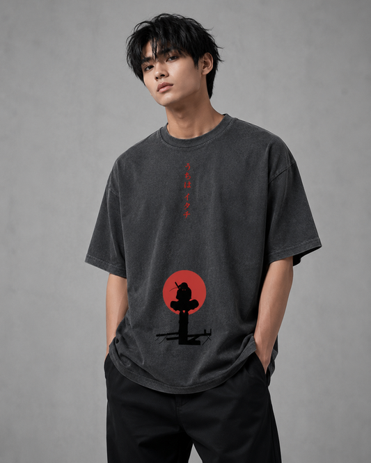Itachi Bloodmoon Unisex Oversized Shirt
