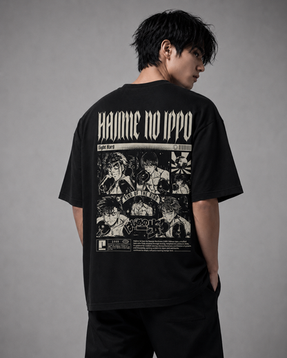 Ippo V2 Unisex Backprint  Oversized Shirt