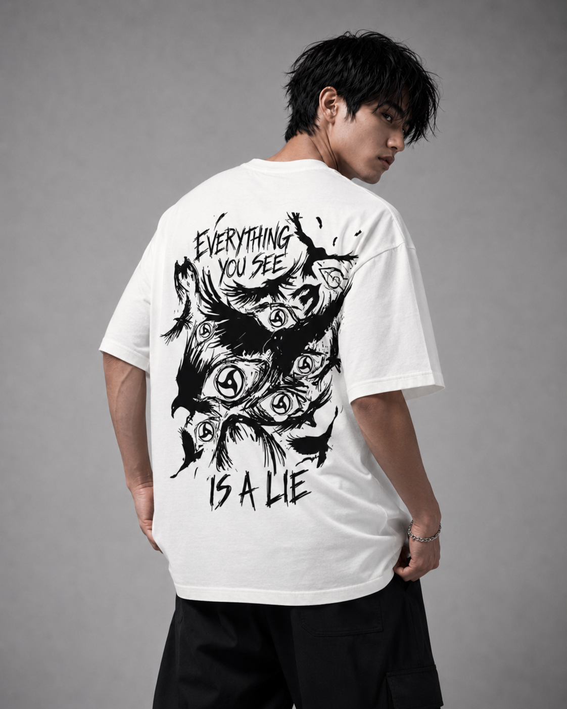 Itachi Unisex Backprint Oversized Shirt