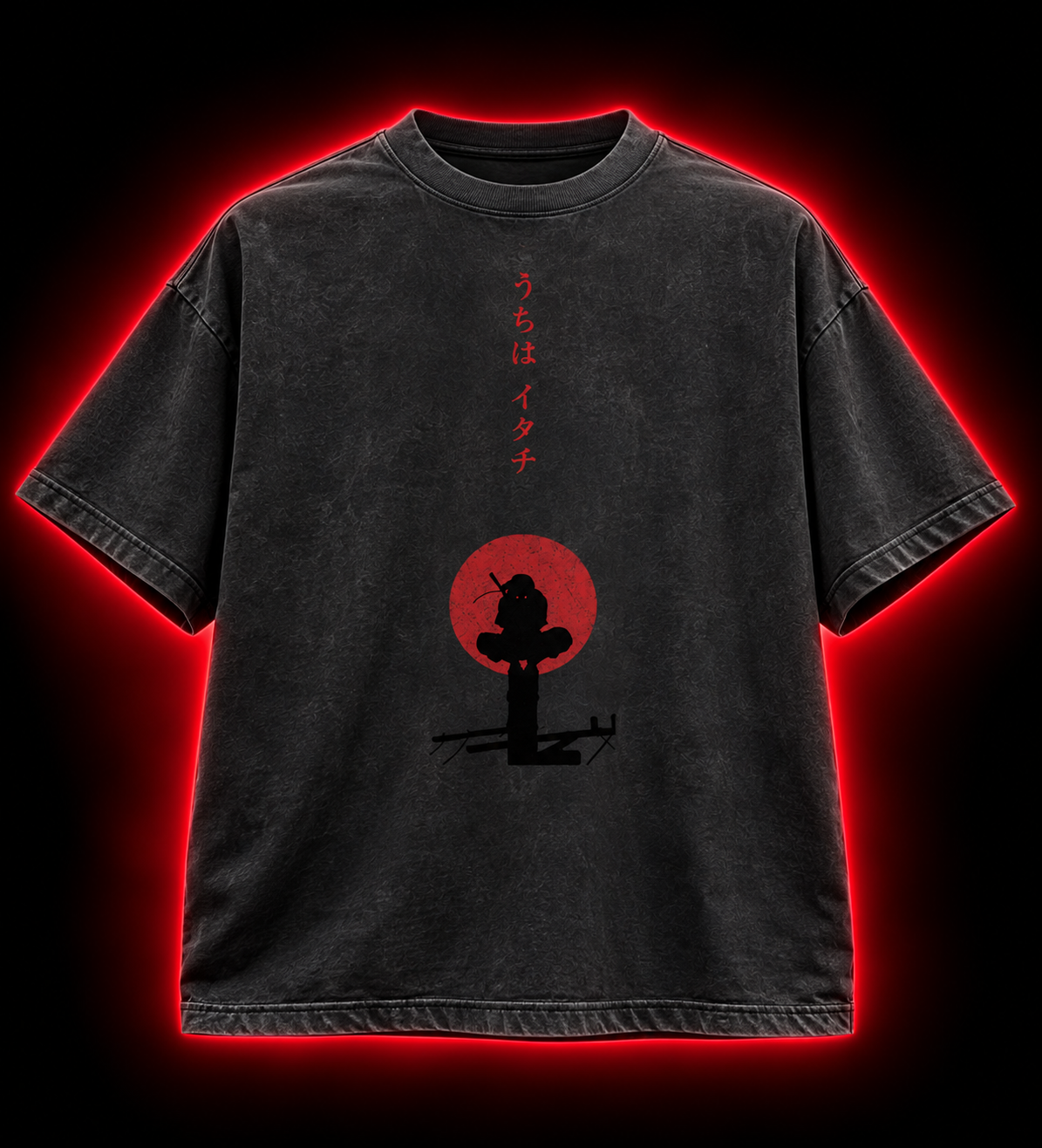 Itachi Bloodmoon Unisex Oversized Shirt