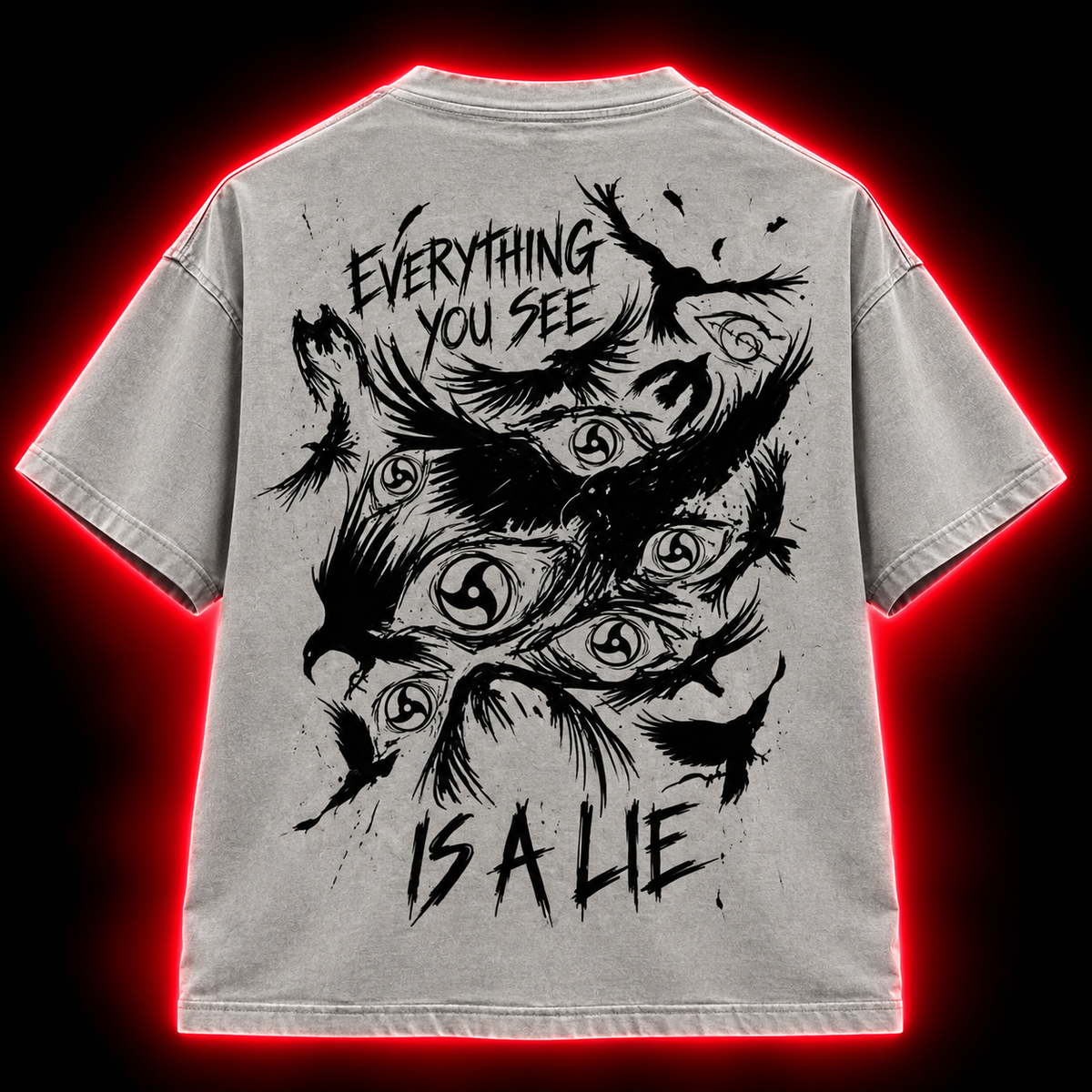 Itachi Unisex Backprint Oversized Shirt