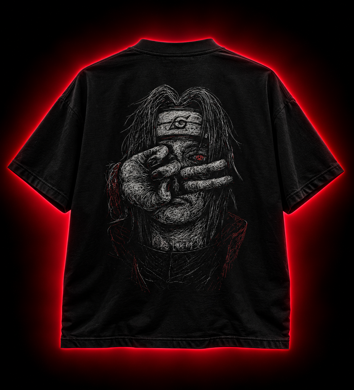 Itachi V1 Unisex Backprint Oversized Shirt